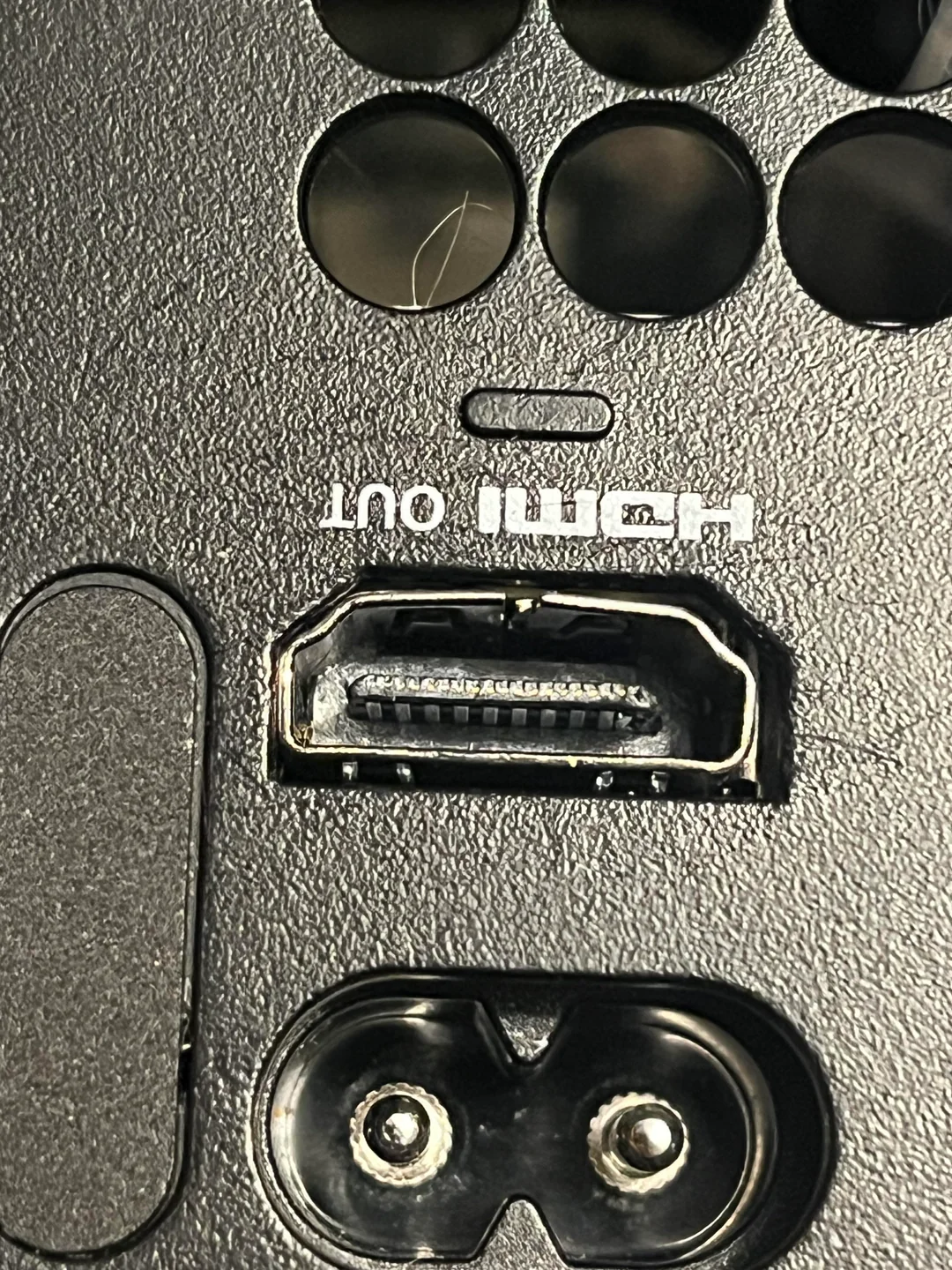 Xbox HDMI-Port Nahaufnahme